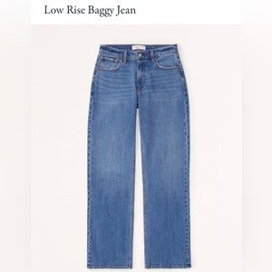 Abercrombie & Fitch Low Rise Baggy Jean - Size 27 4S
